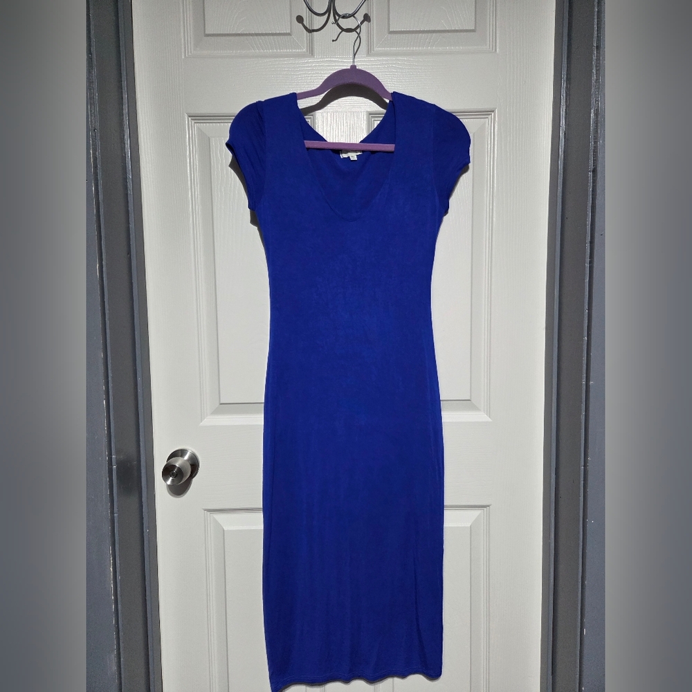 Anthropologie Large Blue Maxi Dress, See You Monday Los Angeles